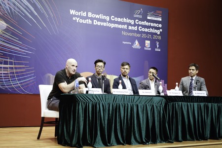 Experts were invited to share their professional knowledge on “Youth Development and Coaching” at the 2018 World Bowling Coaching Conference.